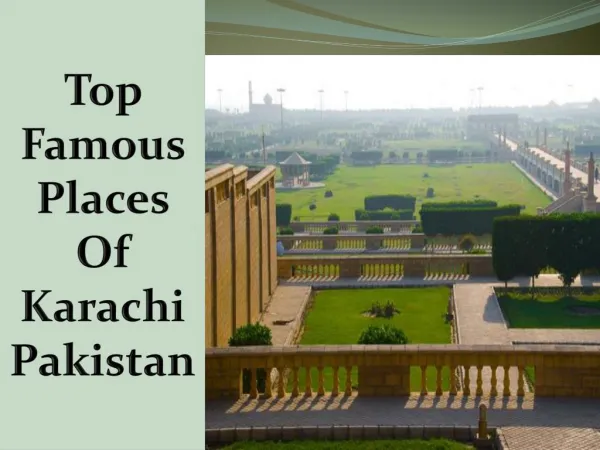 Famous Places in Karachi Pakistan