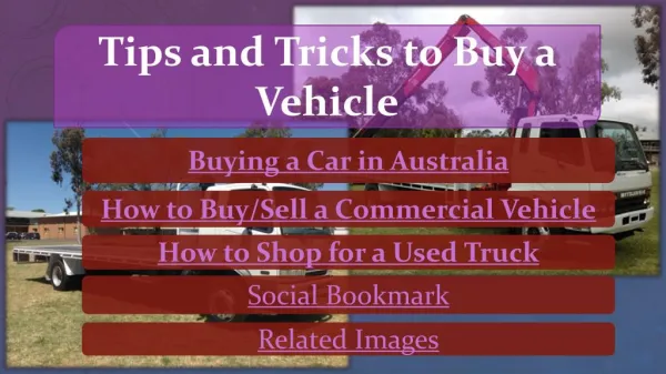 Tips and Tricks in Buying a Vehicle