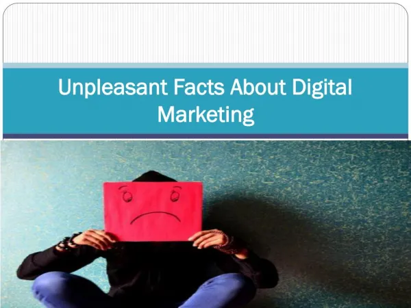 Unpleasant Facts About Digital Marketing