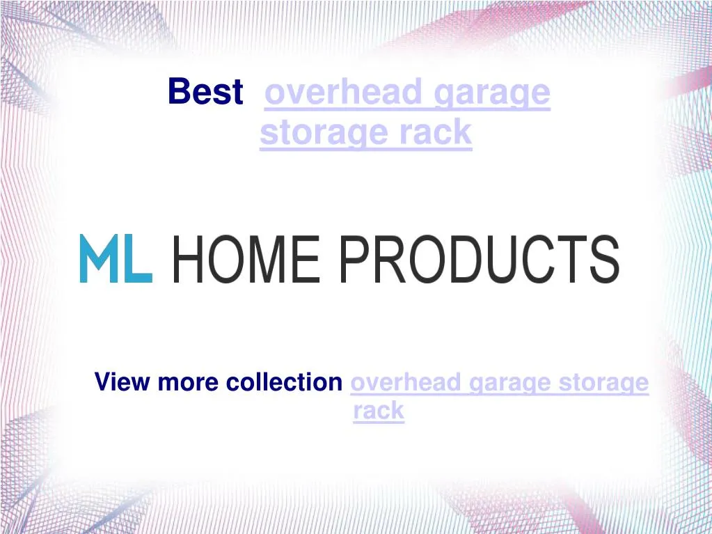 best overhead garage storage rack