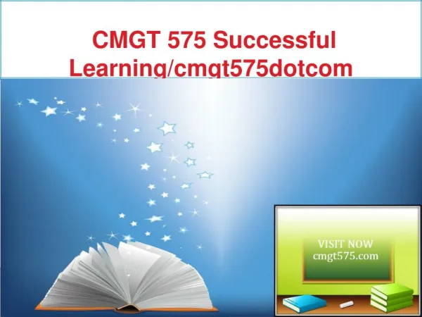 CMGT 575 Successful Learning/cmgt575dotcom