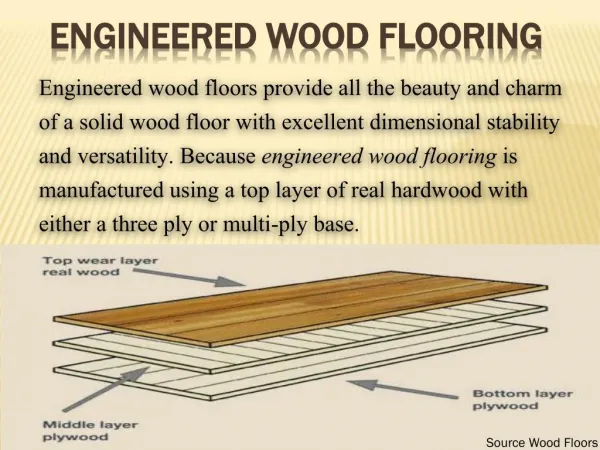 Engineered wood flooring or Engineered oak flooring