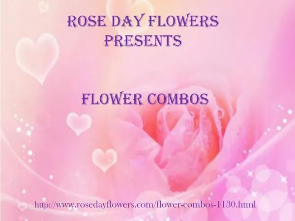 Unique collection of flower combos @ Rosedayflowers.com
