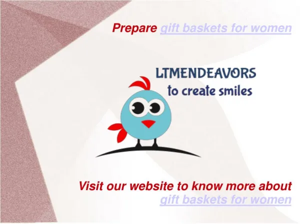 Gift baskets for women