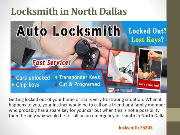 Locksmith in North Dallas