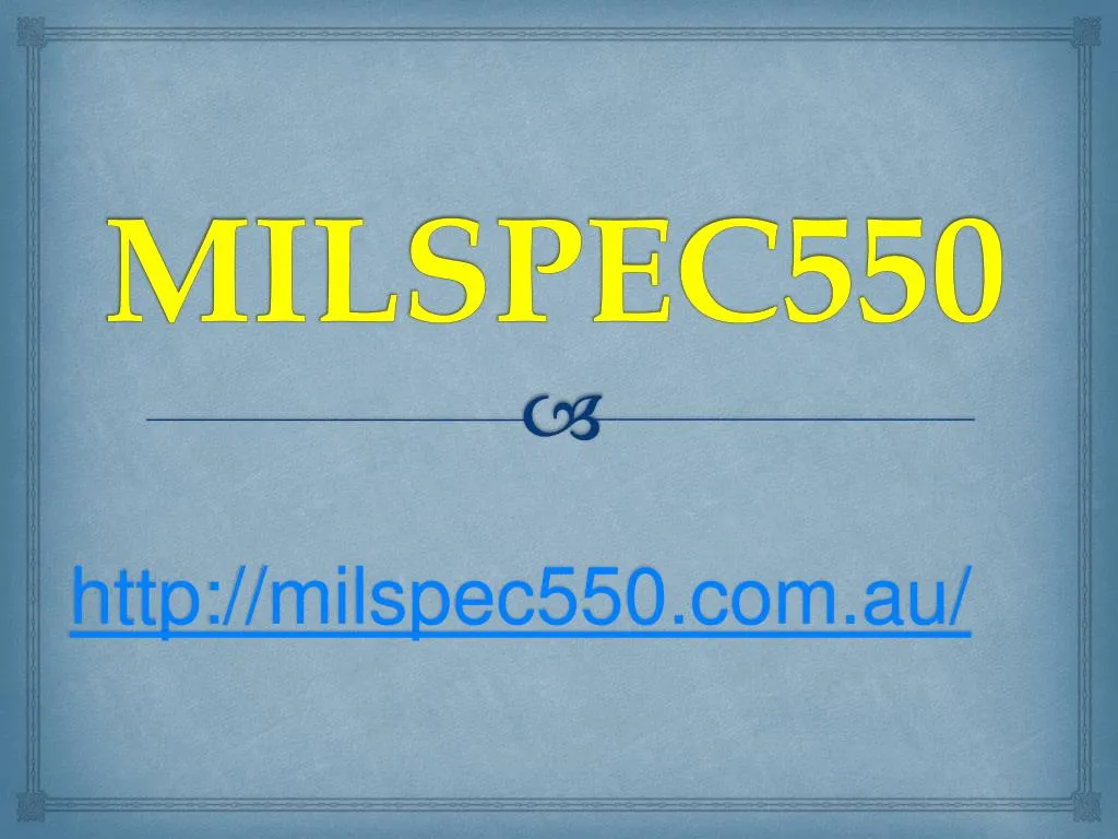 milspec550
