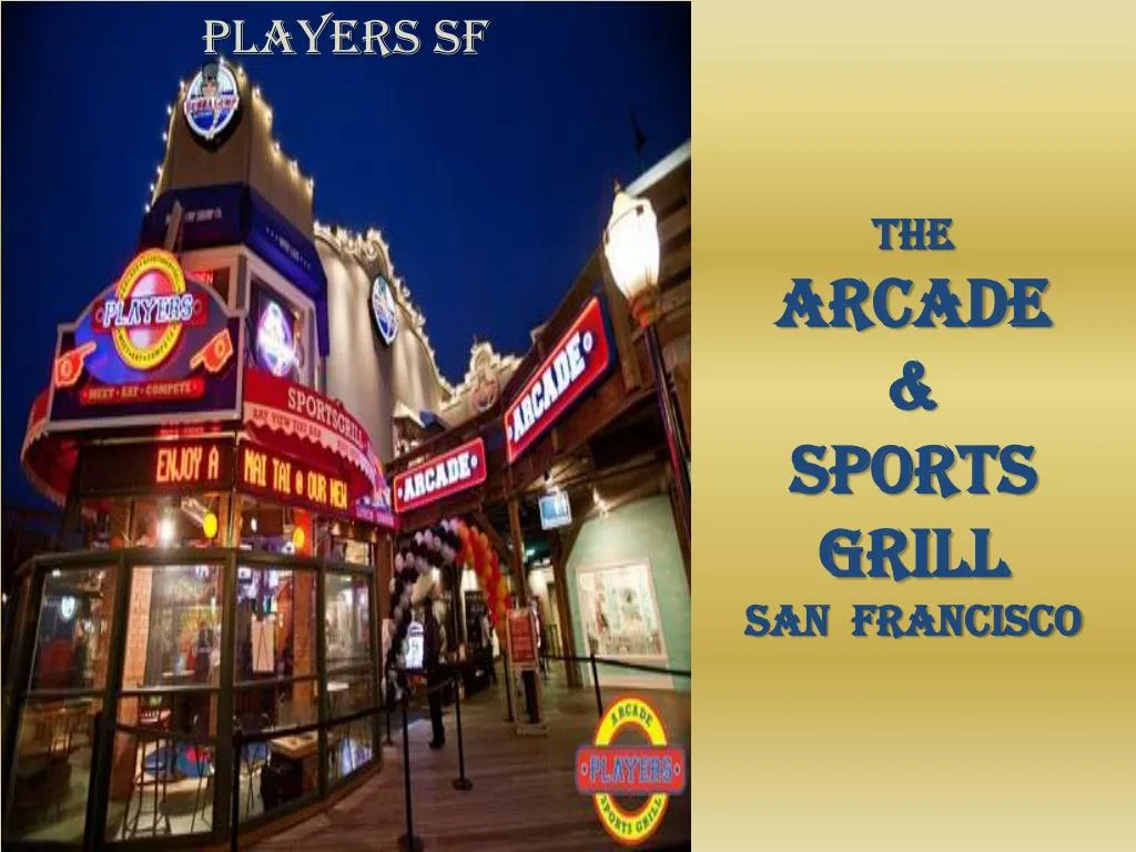 the arcade sports grill san francisco