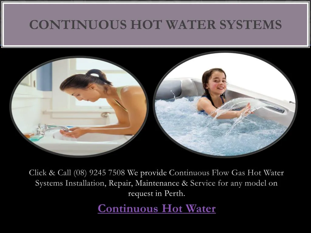 continuous hot water systems