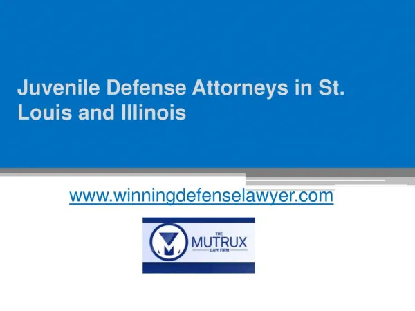 Juvenile Defense Attorneys in Illinois - www.winningdefenselawyer.com