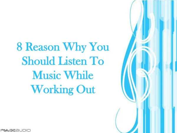 8 reason why you should listen to music while working out