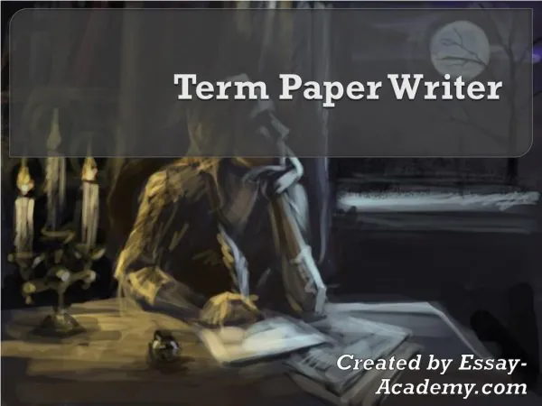 Term Paper Writer