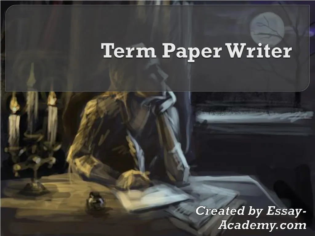 term paper writer