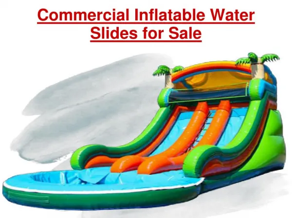Commercial Inflatable Water Slides for Sale