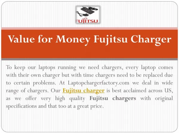 Fujitsu Charger