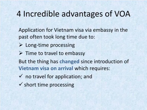 4 Incredible Advantages of Vietnam Visa on Arrival