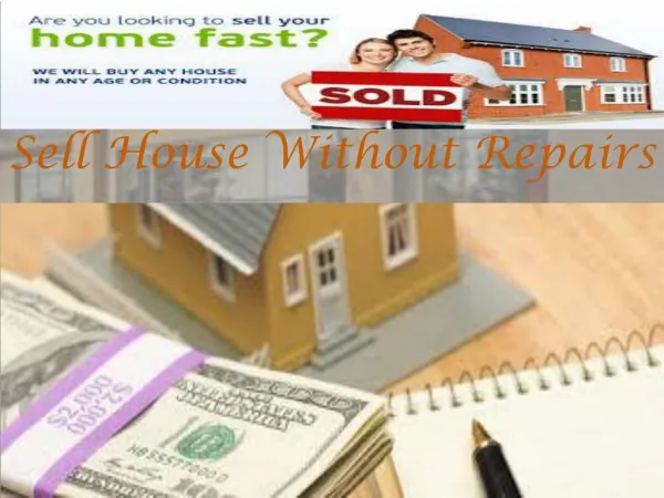 Sell House Without Repairs