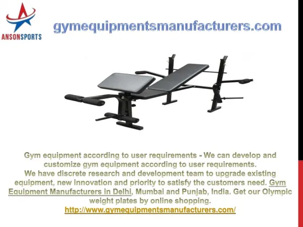 Gym Equipment Manufacturers in Delhi