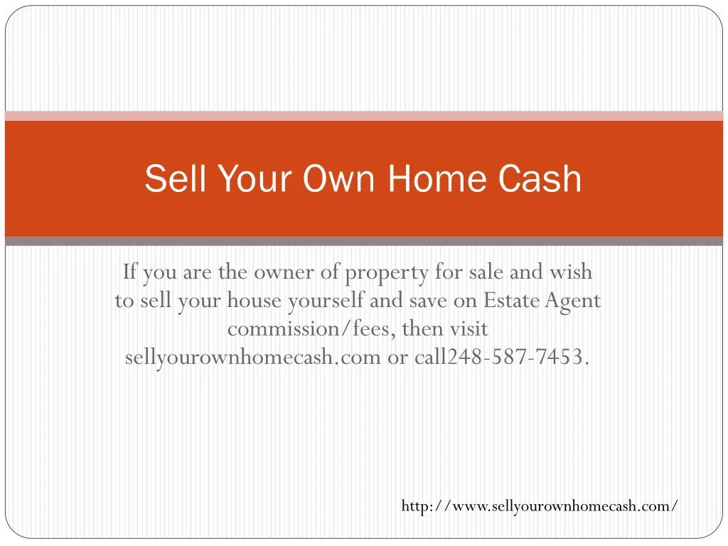 sell your own h ome c ash