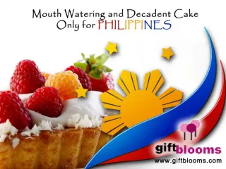 Mouth watering and decadent #cake only for #philippines - slide 1