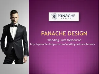 Wedding Suits Melbourne - slide 1