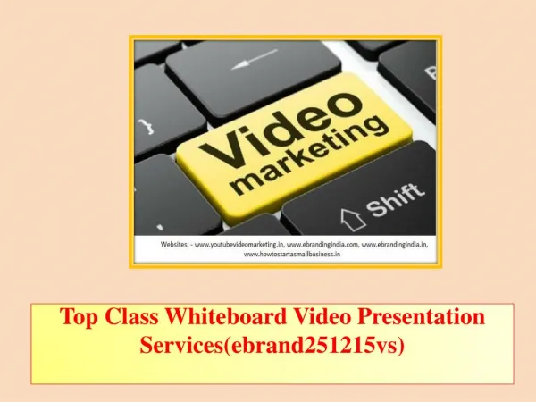 Top Class Whiteboard Video Presentation Services(ebrand251215vs)