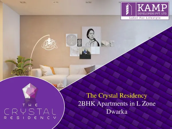 The Crystal Residency 2BHK Apartments in L Zone Dwarka