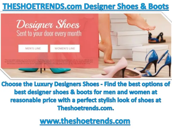 Theshoetrends.com Online Designer Shoes