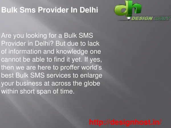 Bulk Sms Provider In Delhi