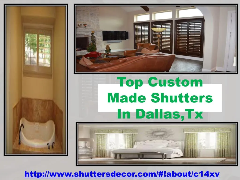 top custom made shutters in dallas tx