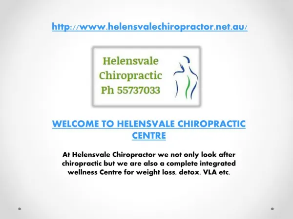 Helensvale Chiropractor