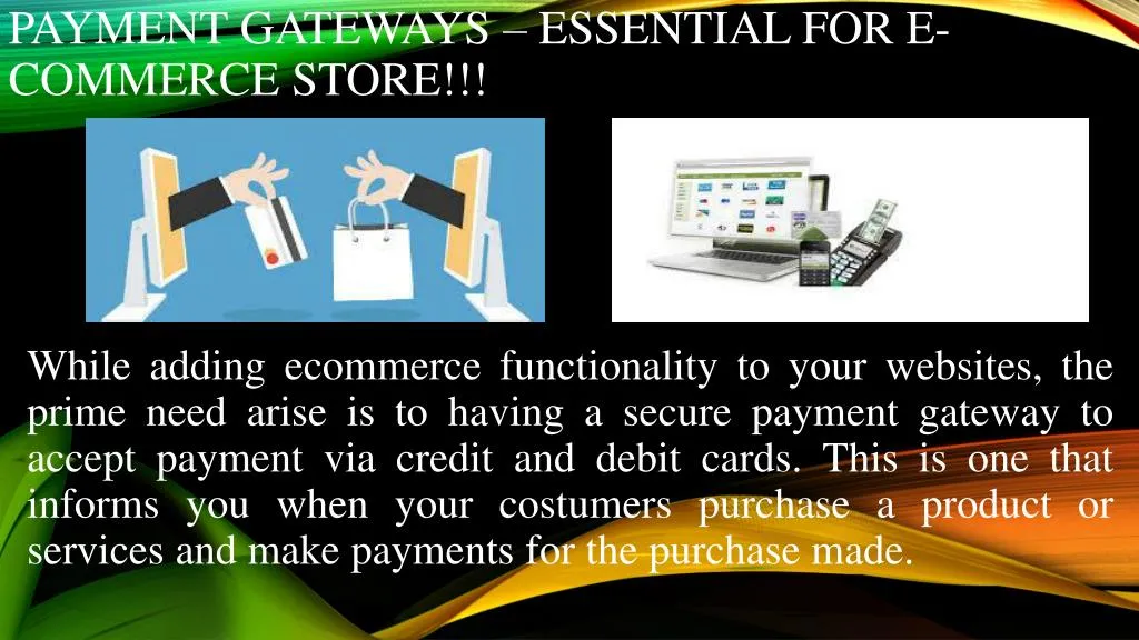 payment gateways essential for e commerce store