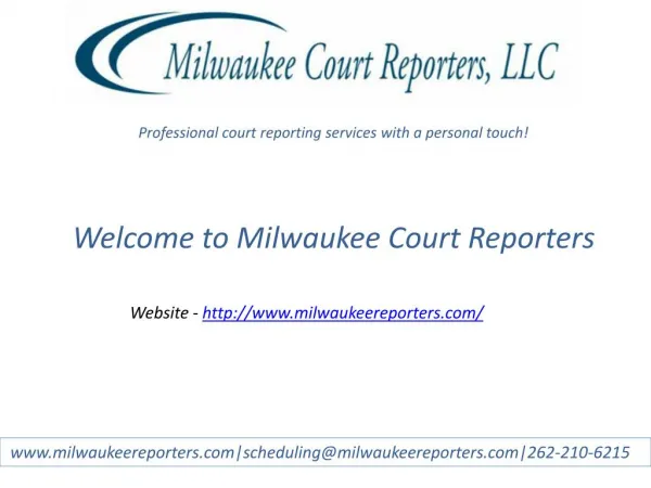 Milwaukee court reporters