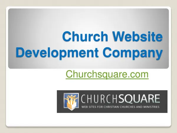 Church Website Development Company - Churchsquare.com