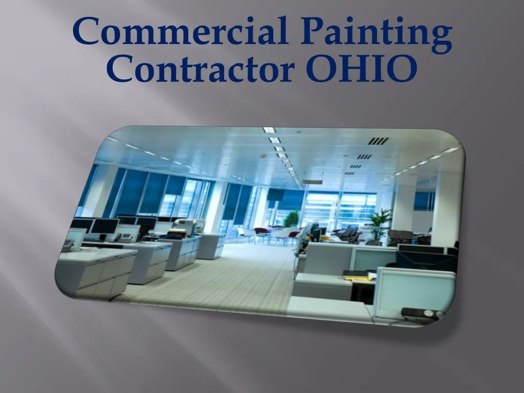 commercial painting contractor ohio