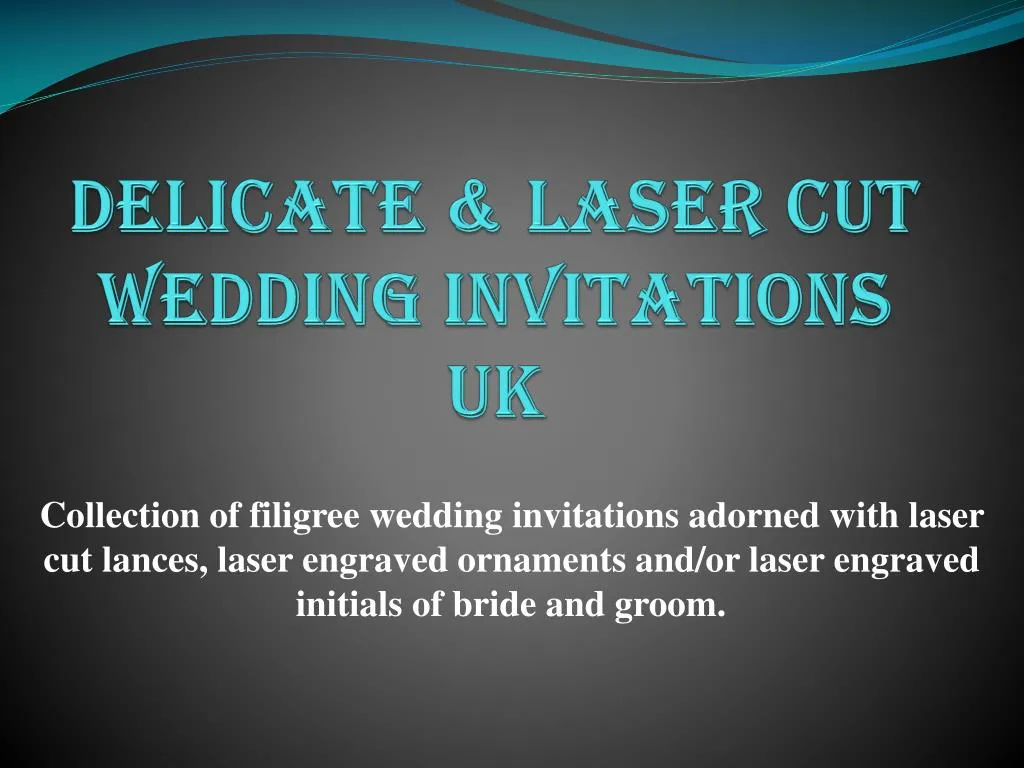 delicate laser cut wedding invitations uk