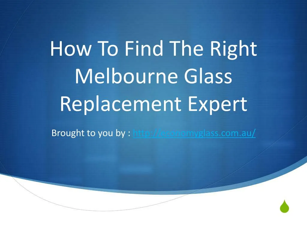 how to find the right melbourne glass replacement expert