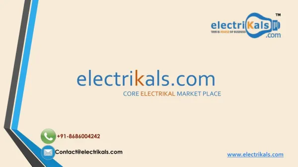 KOLORS Electrical products | electrikals.com