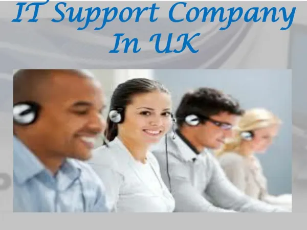 IT Support Company In UK