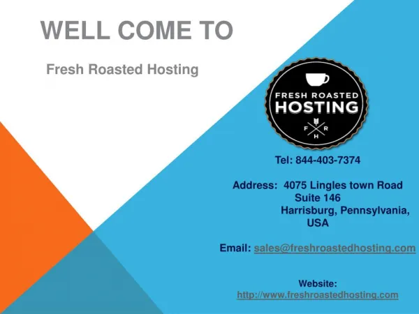 Premium Hosting Services - Fresh Roasted Hosting