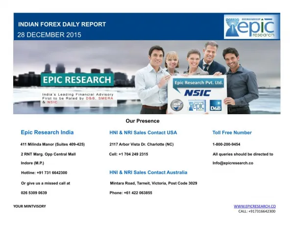Epic Research Daily Forex Report 28 Dec 2015