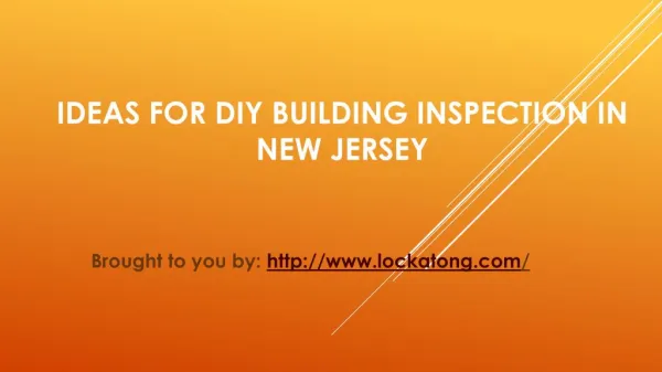 Ideas For DIY Building Inspection In New Jersey