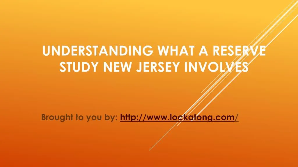 understanding what a reserve study new jersey involves