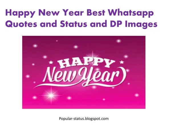Happy New Year 2016 DP Images and Wishes
