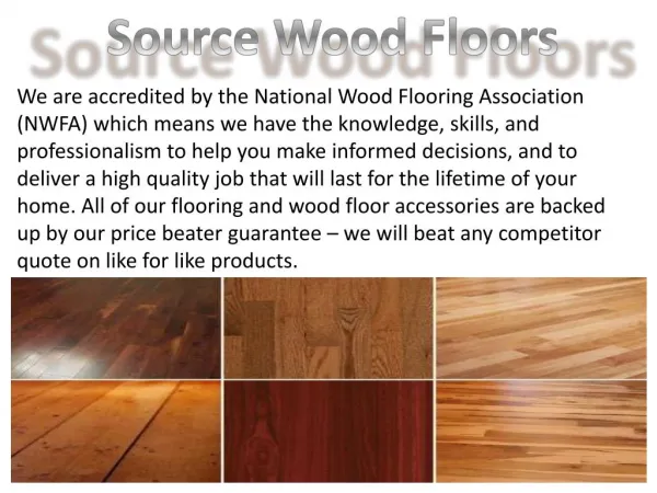 Buy online Wood Flooring Product: Source Wood Floors