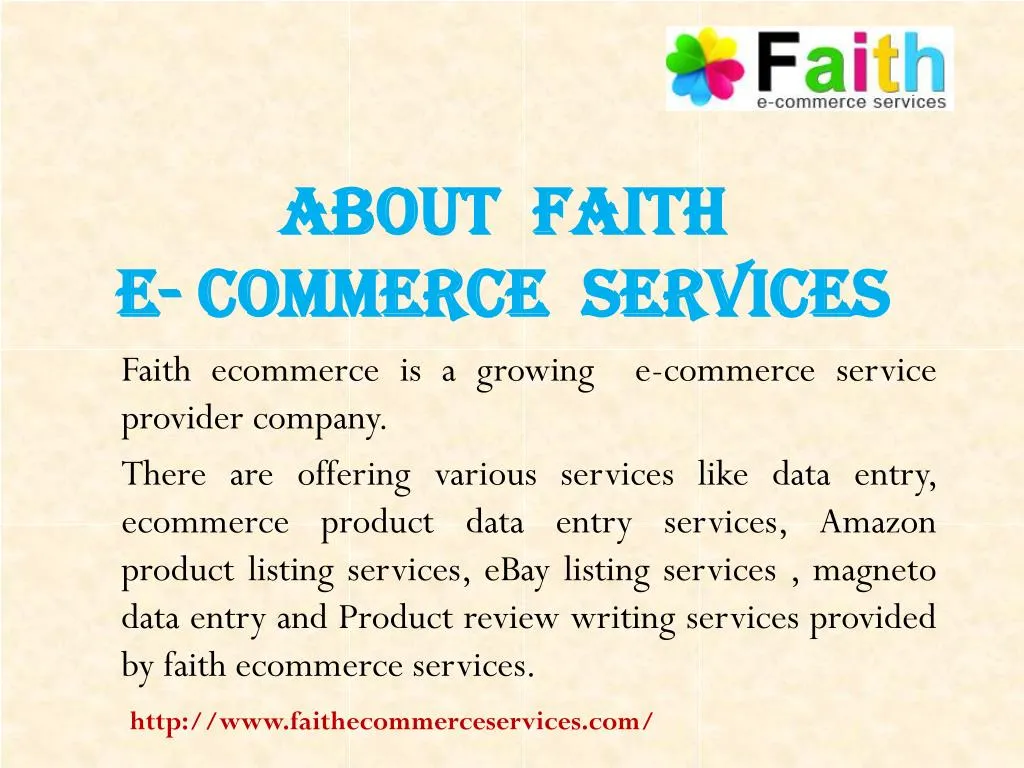 about faith e commerce services