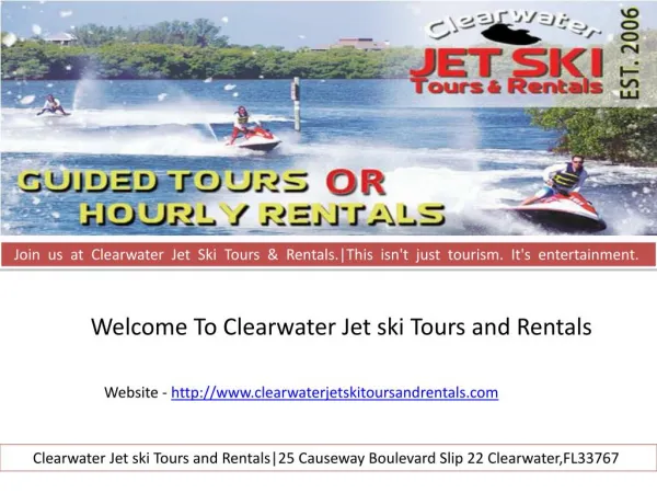 Clearwater beach tours