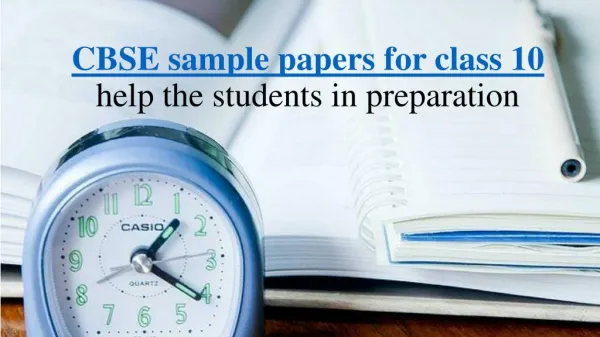 Free CBSE sample papers for class 10 online 