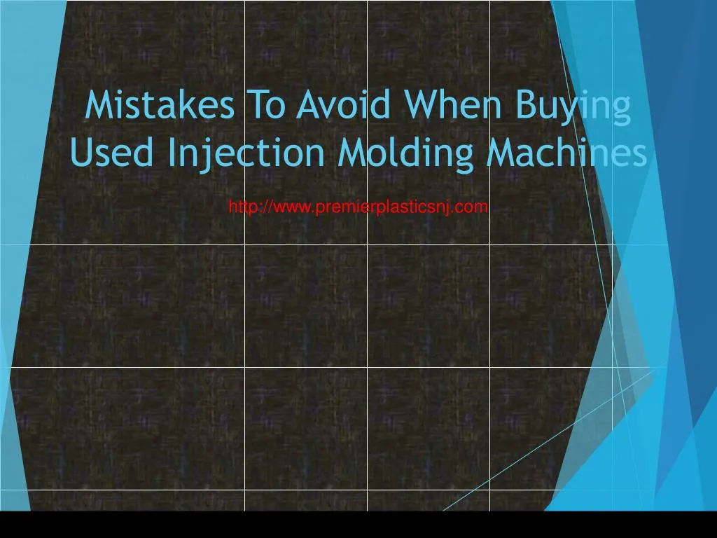 mistakes to avoid when buying used injection molding machines
