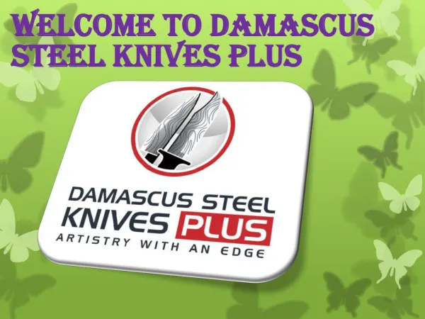 Damascus Steel Knives PLUS