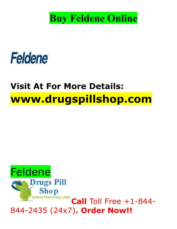 Buy Feldene Online From Drugs Pill Shop
